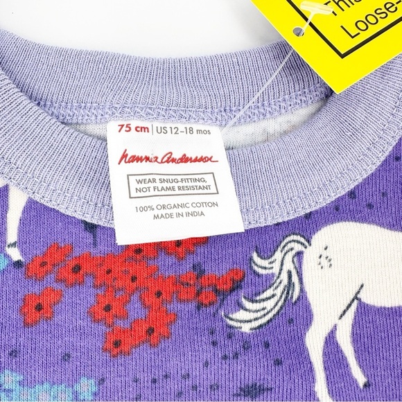 NWT Hanna Andersson Unicorn Pajamas - Picture 2 of 3
